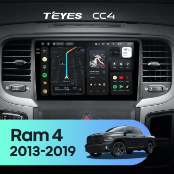 Штатная магнитола Teyes CC4 6/64 Dodge Ram 4 DJ DS (2013-2019) F2