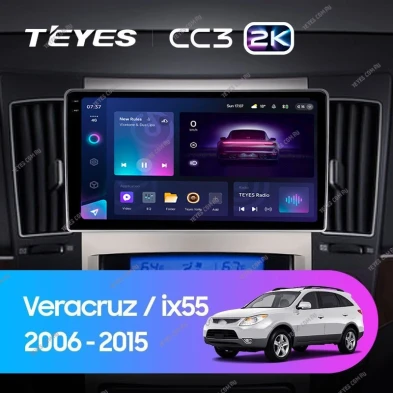 Штатная магнитола Teyes CC3 2K 360 6/128 Hyundai ix55 (2006-2015)