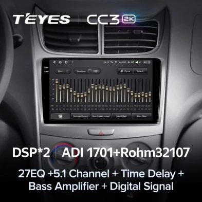 Штатная магнитола Teyes CC3 2K 360 6/128 Chevrolet Sail (2009-2013)