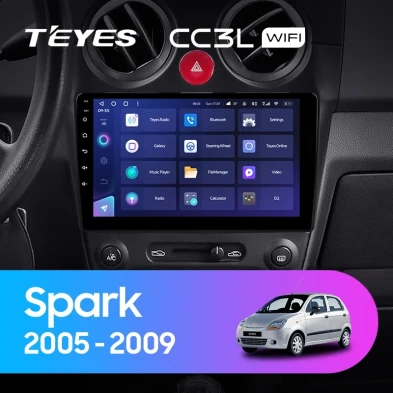 Штатная магнитола Teyes CC3L WiFi 2/32 Chevrolet Spark M200 (2005-2009)