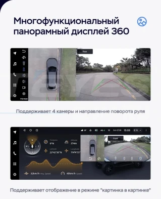 Штатная магнитола Teyes LUX ONE 360 6/128 Kia KX5 (2019-2022)