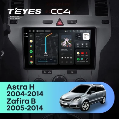 Штатная магнитола Teyes CC4 6/64 Opel Astra H (2004-2014) F2