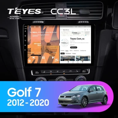 Штатная магнитола Teyes CC3L 4/32 Volkswagen Golf 7 MK7 (2012-2020) Правый руль
