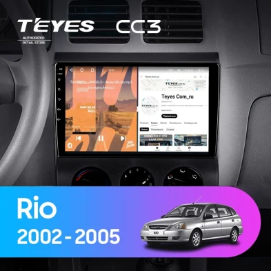 Штатная магнитола Teyes CC3 4/32 Kia Rio 1 (2002-2005)