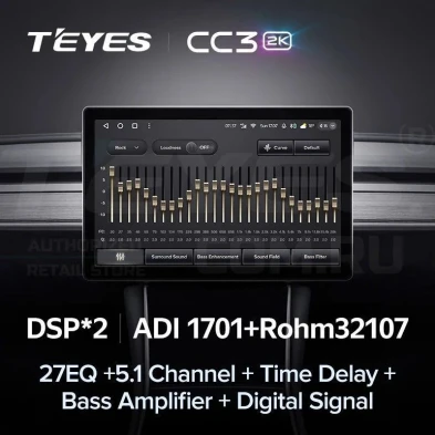 Штатная магнитола Teyes CC3 2K 4/64 Chrysler Town &amp; Country 4 RS (2000-2007) Тип-B (11")