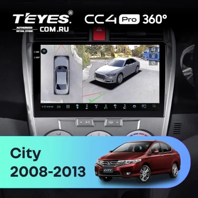 Штатная магнитола Teyes CC4 Pro 360 8/128 Honda City (2008-2013)