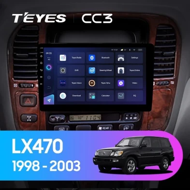 Штатная магнитола Teyes CC3 4/32 Lexus LX470 J100 (1998-2003) F2