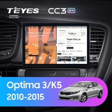 Штатная магнитола Teyes CC3 2K 4/32 Kia Optima 3 TF (2010-2015) F2 (11")