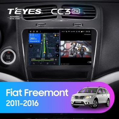 Штатная магнитола Teyes CC3 2K 4/32 Fiat Freemont (2011-2016)