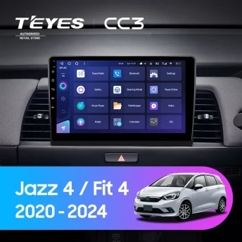 Штатная магнитола Teyes CC3 4/32 Honda Fit 4 (2020-2024) Тип-B Правый руль