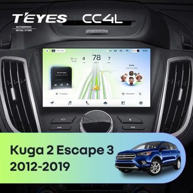 Штатная магнитола Teyes CC4L 6/64 Ford Kuga 2 (2012-2019) Тип-B