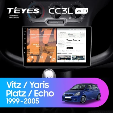 Штатная магнитола Teyes CC3L WiFi 2/32 Toyota Platz (1999-2005) F1