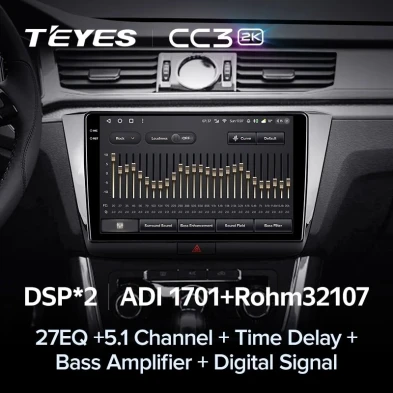 Штатная магнитола Teyes CC3 2K 6/128 Volkswagen Passat B8 (2016-2018)
