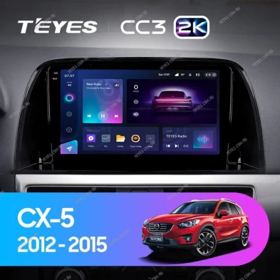 Штатная магнитола Teyes CC3 2K 6/128 Mazda CX-5 (2012-2015) Тип-C