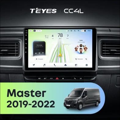 Штатная магнитола Teyes CC4L 6/64 Renault Master (2019-2022)
