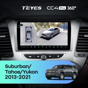 Штатная магнитола Teyes CC4 Pro 360 12/256 GMC Yukon (2014-2020)