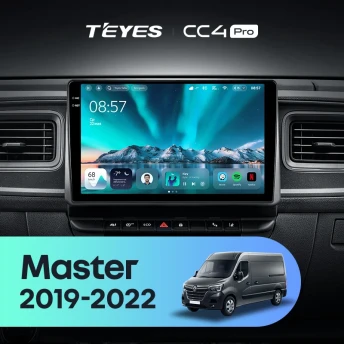 Штатная магнитола Teyes CC4 Pro 12/256 Renault Master (2019-2022)