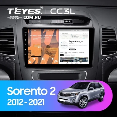 Штатная магнитола Teyes CC3L 4/64 Kia Sorento 2 II XM (2012-2021) F1