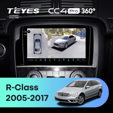 Штатная магнитола Teyes CC4 Pro 360 8/128 Mercedes-Benz R-Class W251 R280 R300 R320 (2005-2017) F2