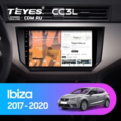 Штатная магнитола Teyes CC3L 4/32 Seat Ibiza (2017-2020)