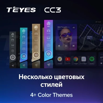 Штатная магнитола Teyes CC3 4/32 Toyota Corolla 12 (2018-2020) Тип-B