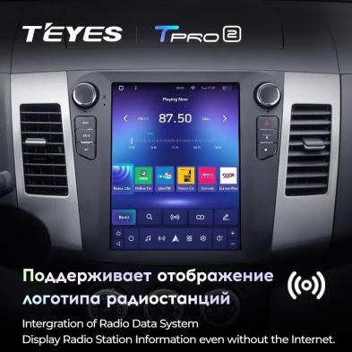 Штатная магнитола Tesla style Teyes TPRO 2 4/64 Citroen C-Crosser 1 (2007-2013) Тип-B