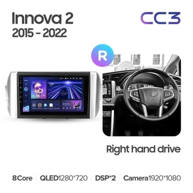 Штатная магнитола Teyes CC3L 4/32 Toyota Innova 2 (2015-2022) Правый руль