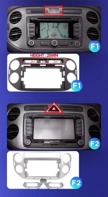 Штатная магнитола Teyes CC3 2K 6/128 Volkswagen Tiguan 1 NF (2006-2017) F2