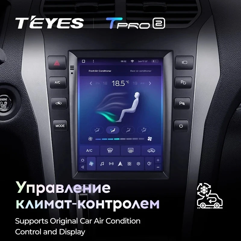 Штатная магнитола Tesla style Teyes TPRO 2 6/128 Ford Explorer 5 (2011-2019)