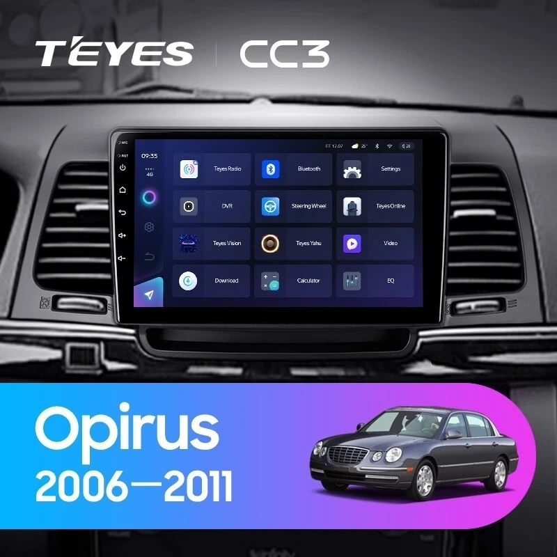 Штатная магнитола Teyes CC3 4/32 Kia Opirus GH (2006-2011)