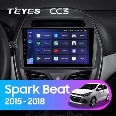 Штатная магнитола Teyes CC3 4/32 Chevrolet Spark Beat (2015-2018) F2