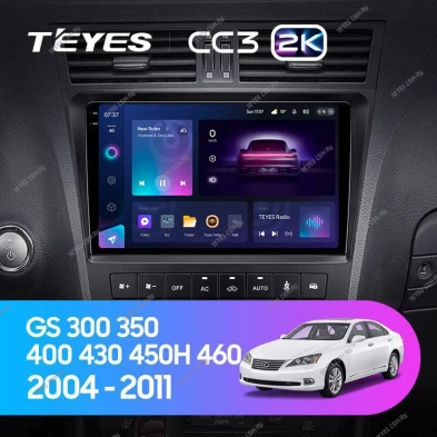 Штатная магнитола Teyes CC3 2K 4/64 Lexus GS300 350 400 430 450h 460 (2004-2011)