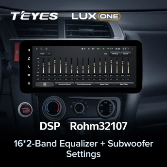 Штатная магнитола Teyes LUX ONE 6/128 Honda Jazz 3 (2015-2020)