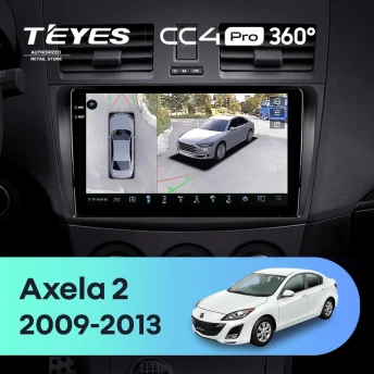 Штатная магнитола Teyes CC4 Pro 360 12/256 Mazda Axela 2 (2009-2013)