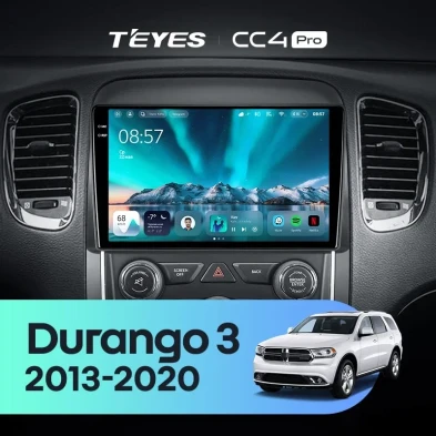 Штатная магнитола Teyes CC4 Pro 8/128 Dodge Durango 3 (2013-2020)