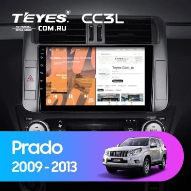 Штатная магнитола Teyes CC3L 4/32 Toyota Land Cruiser Prado 150 (2009-2013) F1 Тип-B