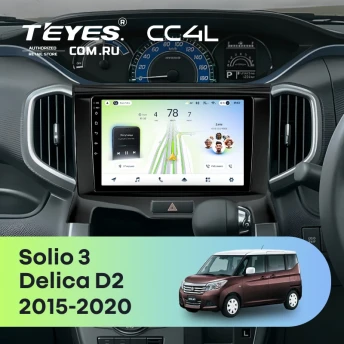 Штатная магнитола Teyes CC4L 6/64 Suzuki Solio 3 (2015-2020)