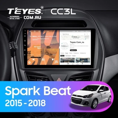 Штатная магнитола Teyes CC3L 4/32 Chevrolet Spark Beat (2015-2018) F2