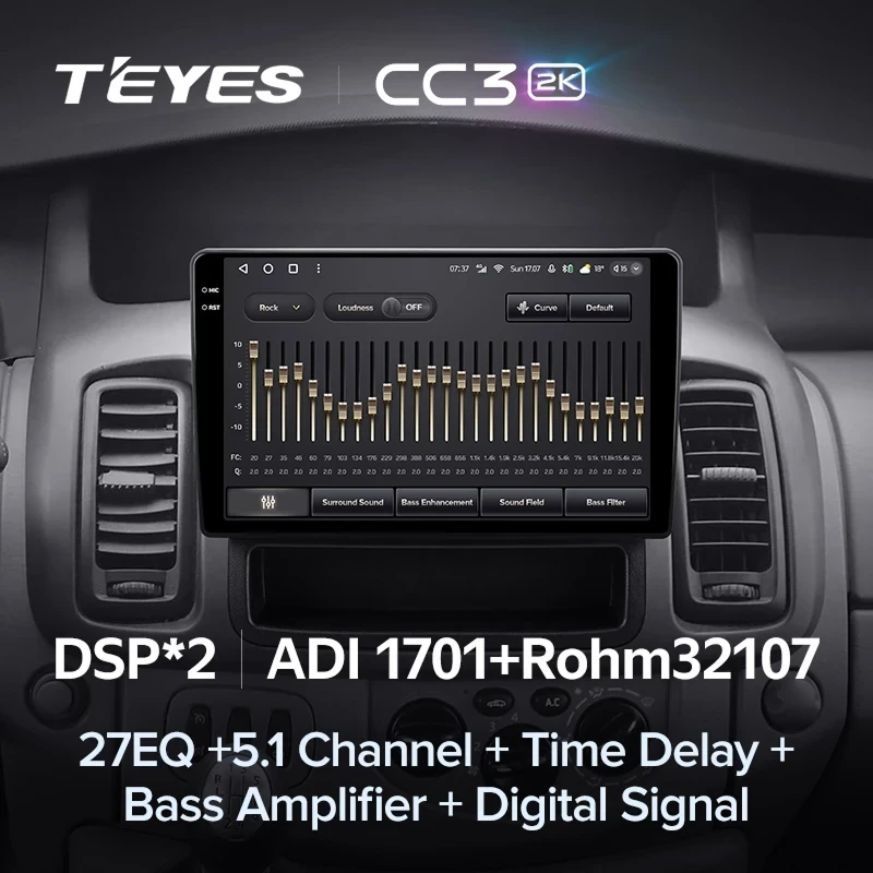 Штатная магнитола Teyes CC3 2K 4/64 Opel Vivaro A (2006-2014) Тип-B