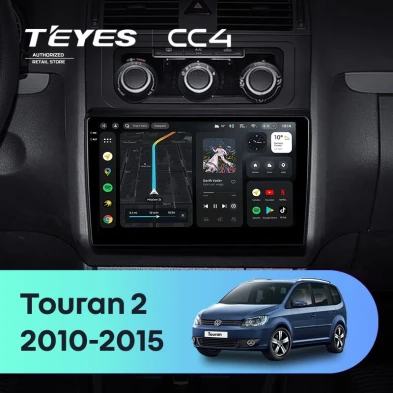Штатная магнитола Teyes CC4 8/128 Volkswagen Touran 2 1T (2010-2015)
