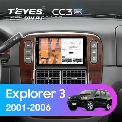Штатная магнитола Teyes CC3 2K 6/128 Ford Explorer 3 (2001-2006)