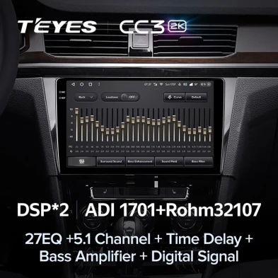 Штатная магнитола Teyes CC3 2K 4/64 Volkswagen Bora 4 (2016-2022)