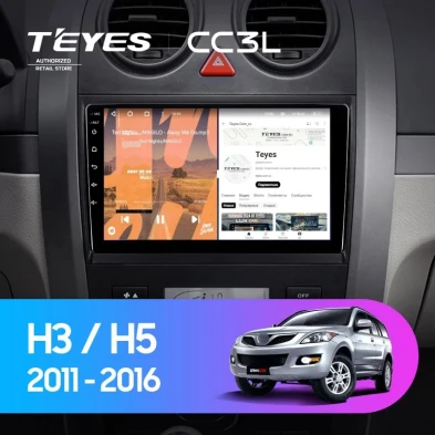 Штатная магнитола Teyes CC3L 4/32 Great Wall Hover H3 H5 (2011-2016)