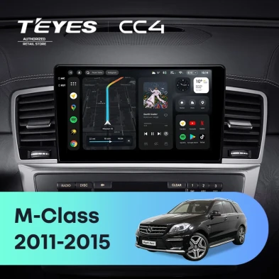Штатная магнитола Teyes CC4 6/64 Mercedes-Benz M-Class W166 ML (NTG 4.5) (2011-2015)