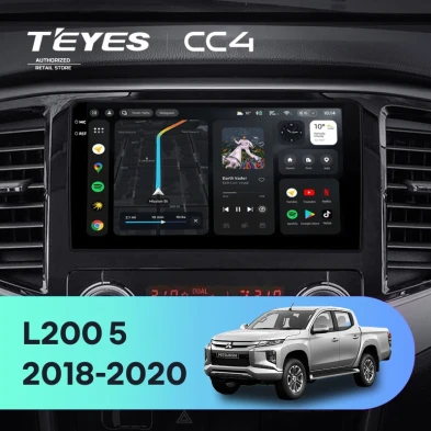Штатная магнитола Teyes CC4 6/64 Mitsubishi L200 5 (2018-2020) F1